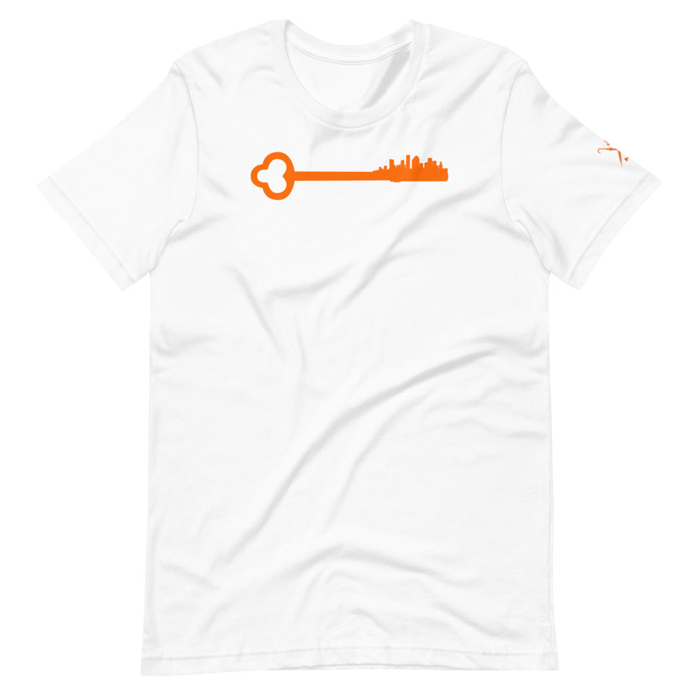 Key To the City - Houston Skyline - Astro Orange