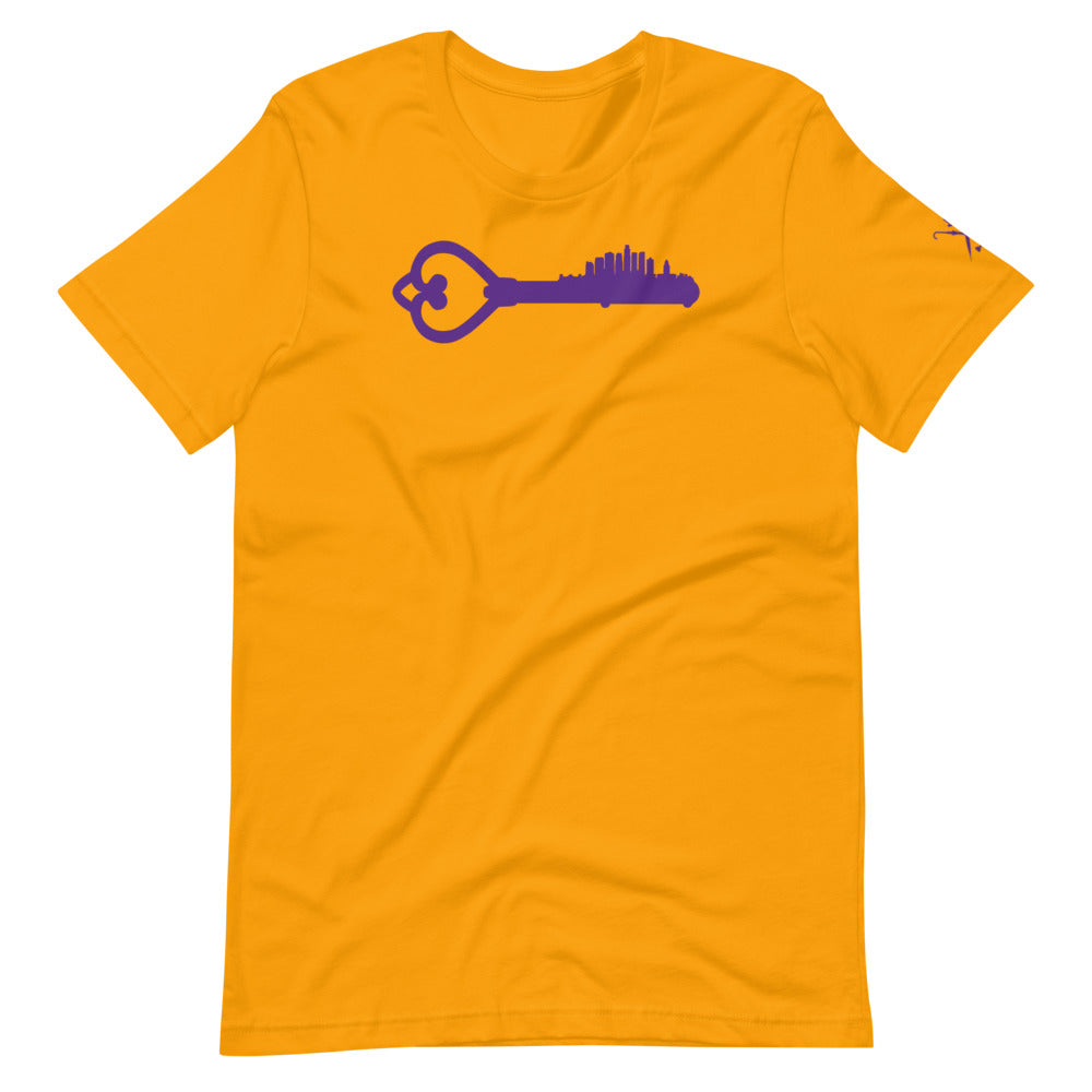 Key To the City - LA Skyline - Laker Purple