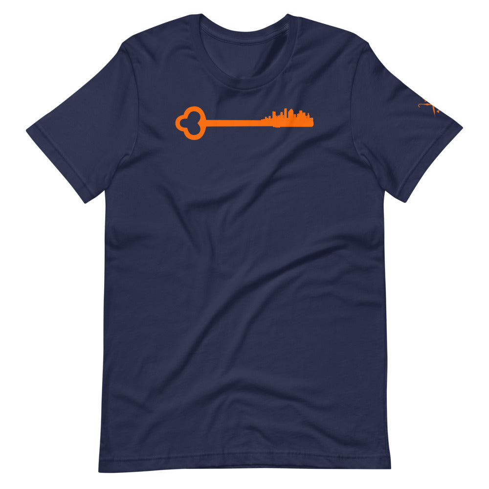 Key To the City - Houston Skyline - Astro Orange