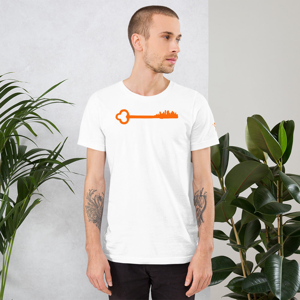 Key To the City - Houston Skyline - Astro Orange