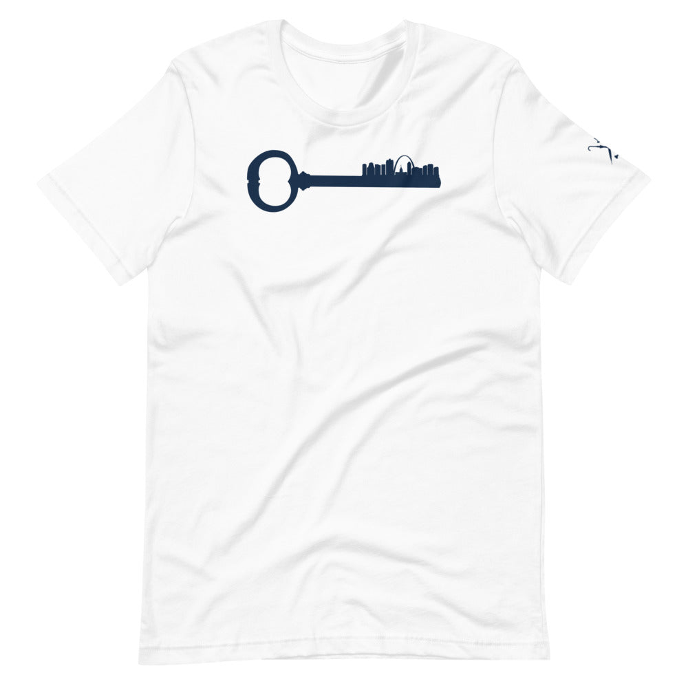 Key To the City - STL Skyline - Cards Navy