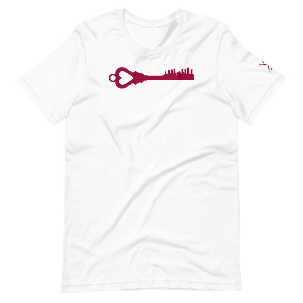 Key To the City - Miami Skyline - Heat Red