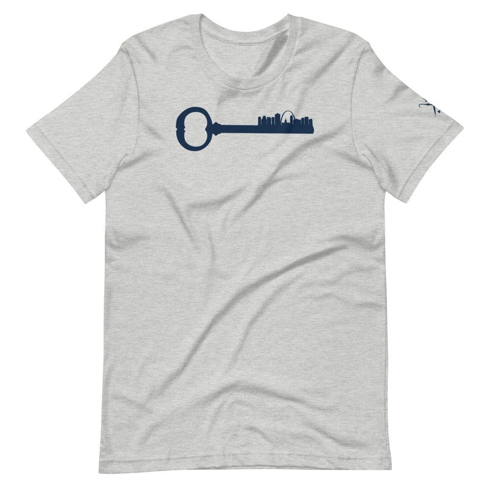 Key To the City - STL Skyline - Cards Navy