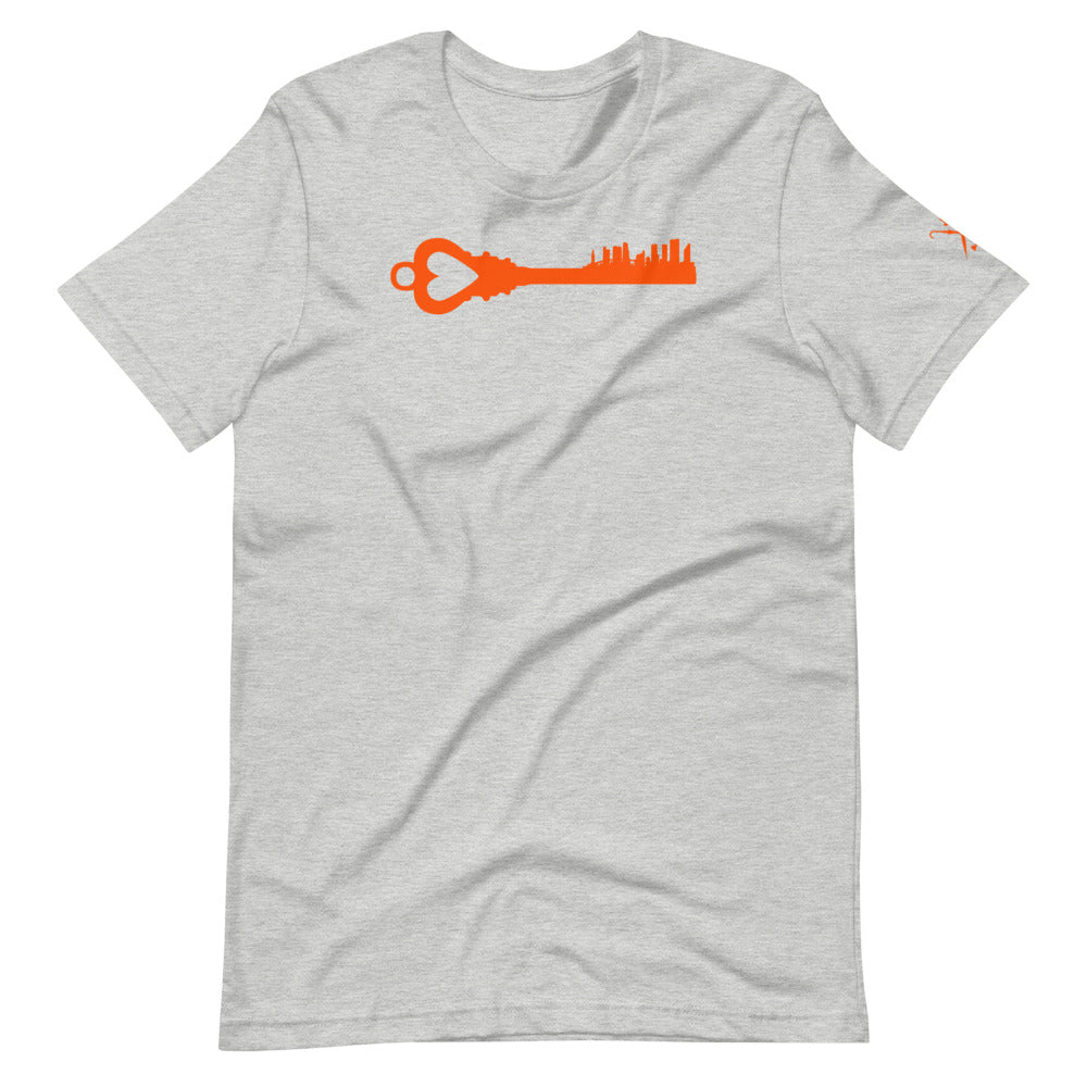 Key To the City - Miami Skyline - Dolphin Orange