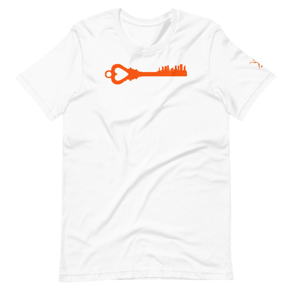 Key To the City - Miami Skyline - Dolphin Orange