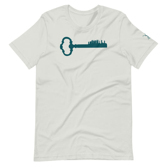 Key To the City - Philly Skyline - Eagle Midnight Green